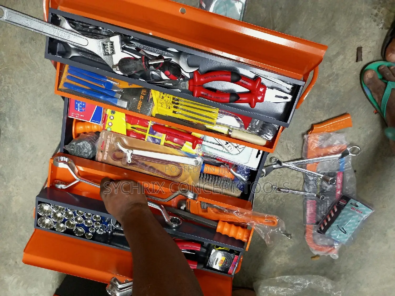 Complete Set of Mechanical Tools Box