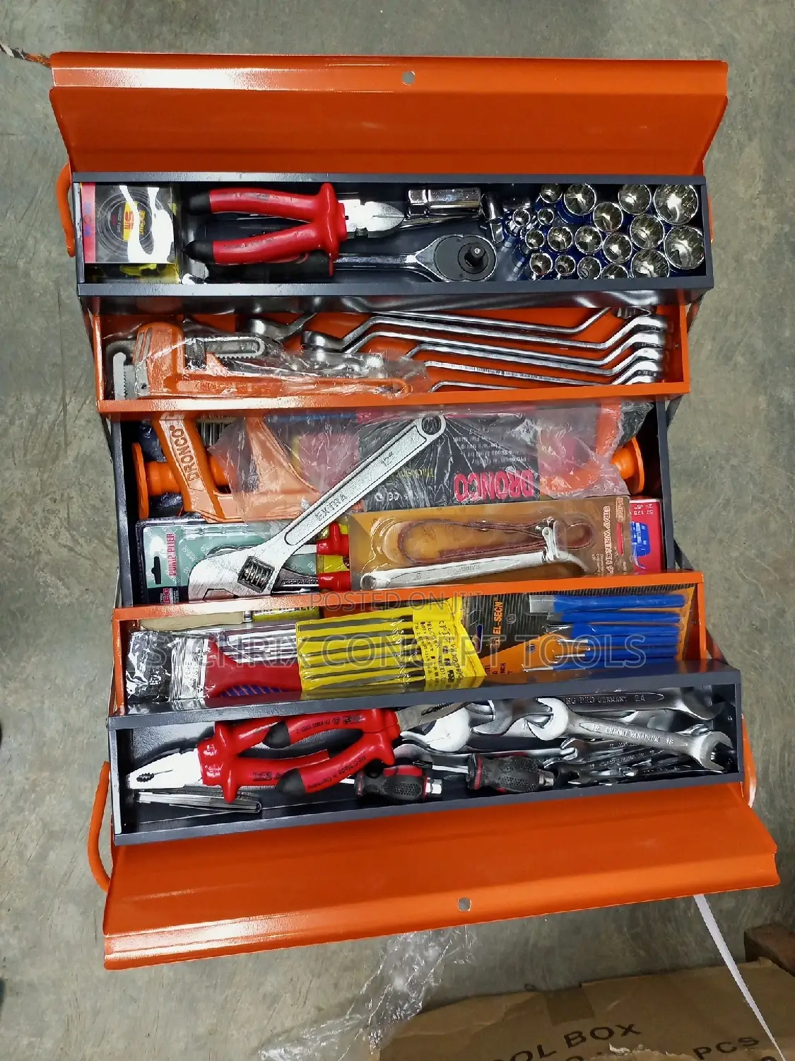 Complete Set of Mechanical Tools Box