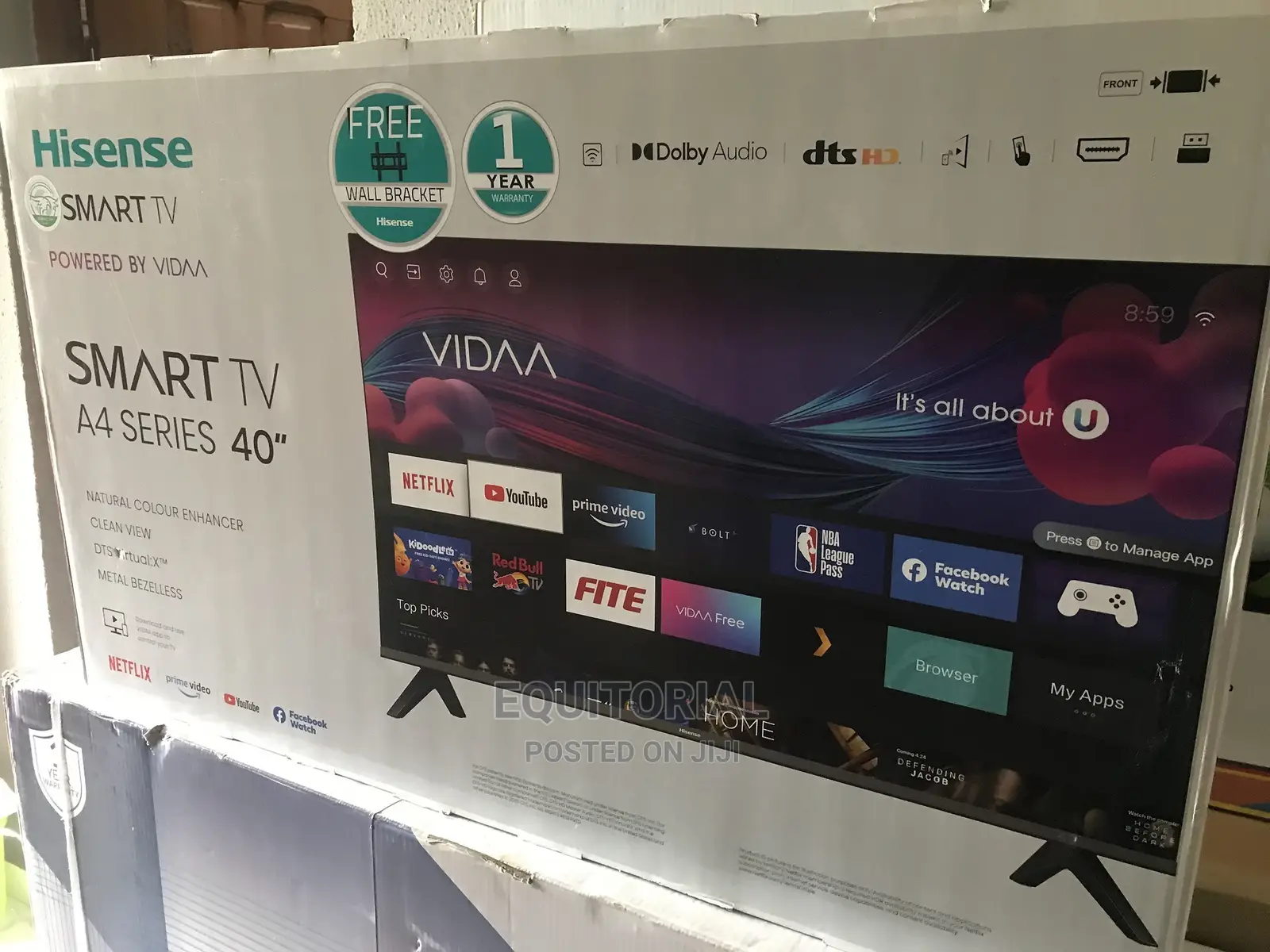 Hisense 40 Inches Full Hd Smart Led Tv