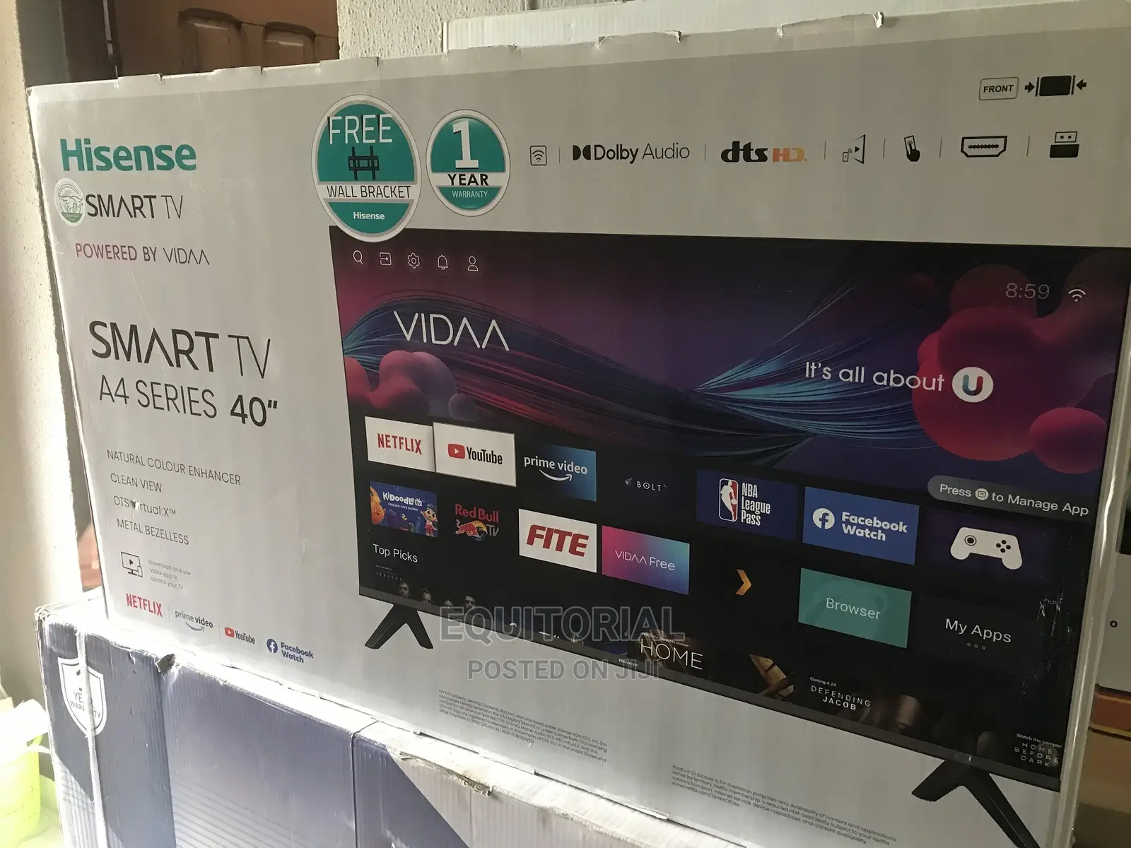 Hisense 40 Inches Full Hd Smart Led Tv