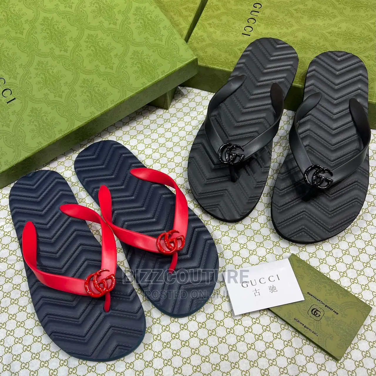Original GUCCI Slippers Available in Store