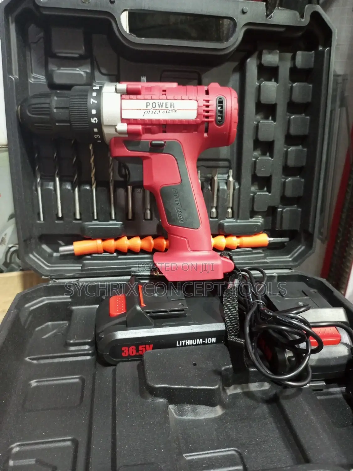 Cordless Drill/Screw 36.5V With Drill Bits