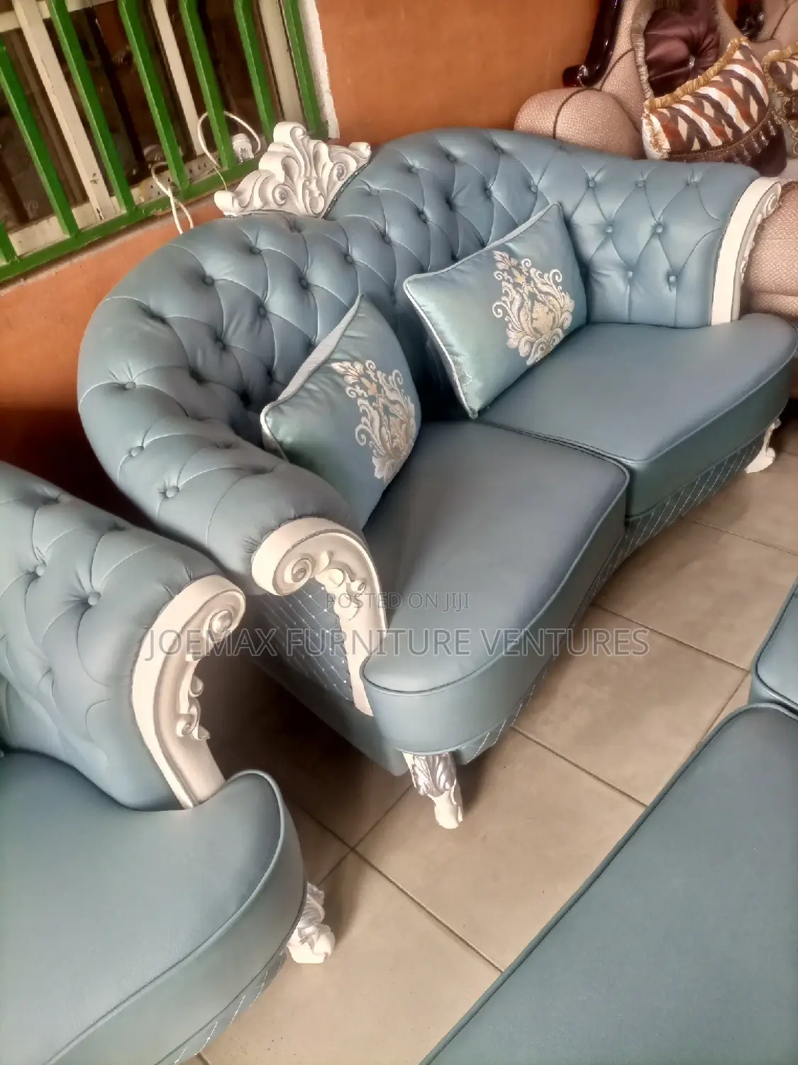 High Quality Imported Leather 7 Seater Sofa.