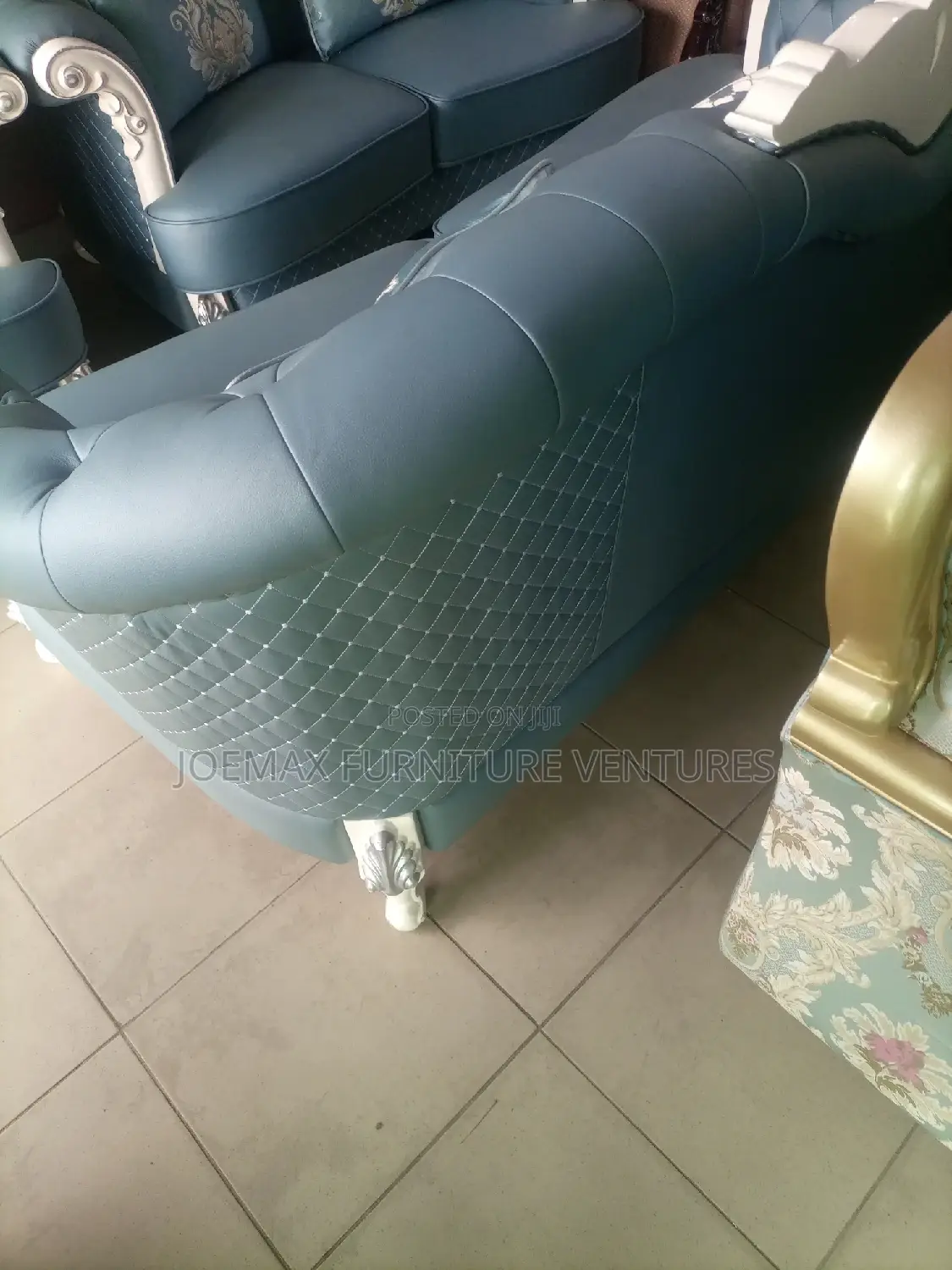 High Quality Imported Leather 7 Seater Sofa.