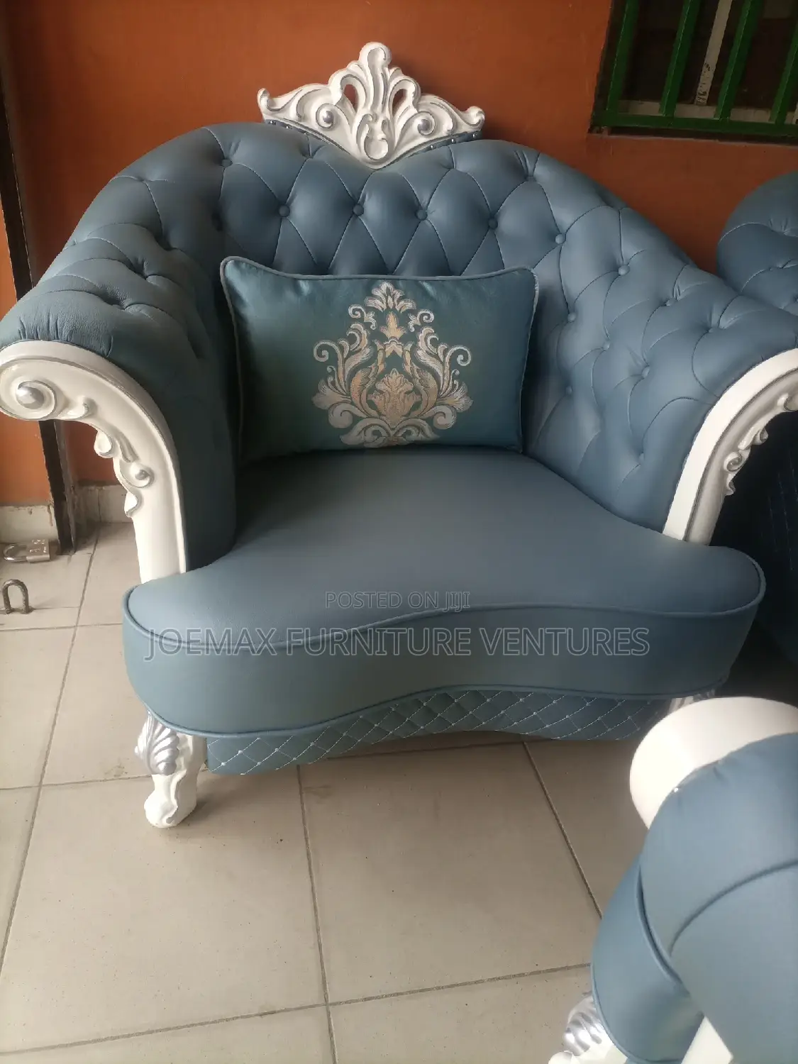 High Quality Imported Leather 7 Seater Sofa.
