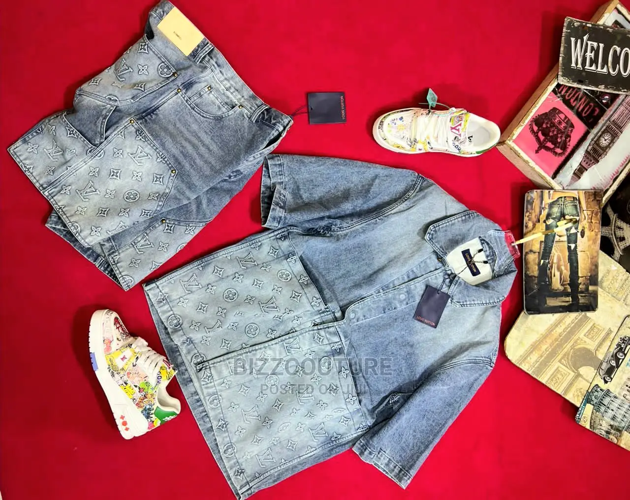 Original LOUIS VUITTON JEANS Shirts Short Available in Store