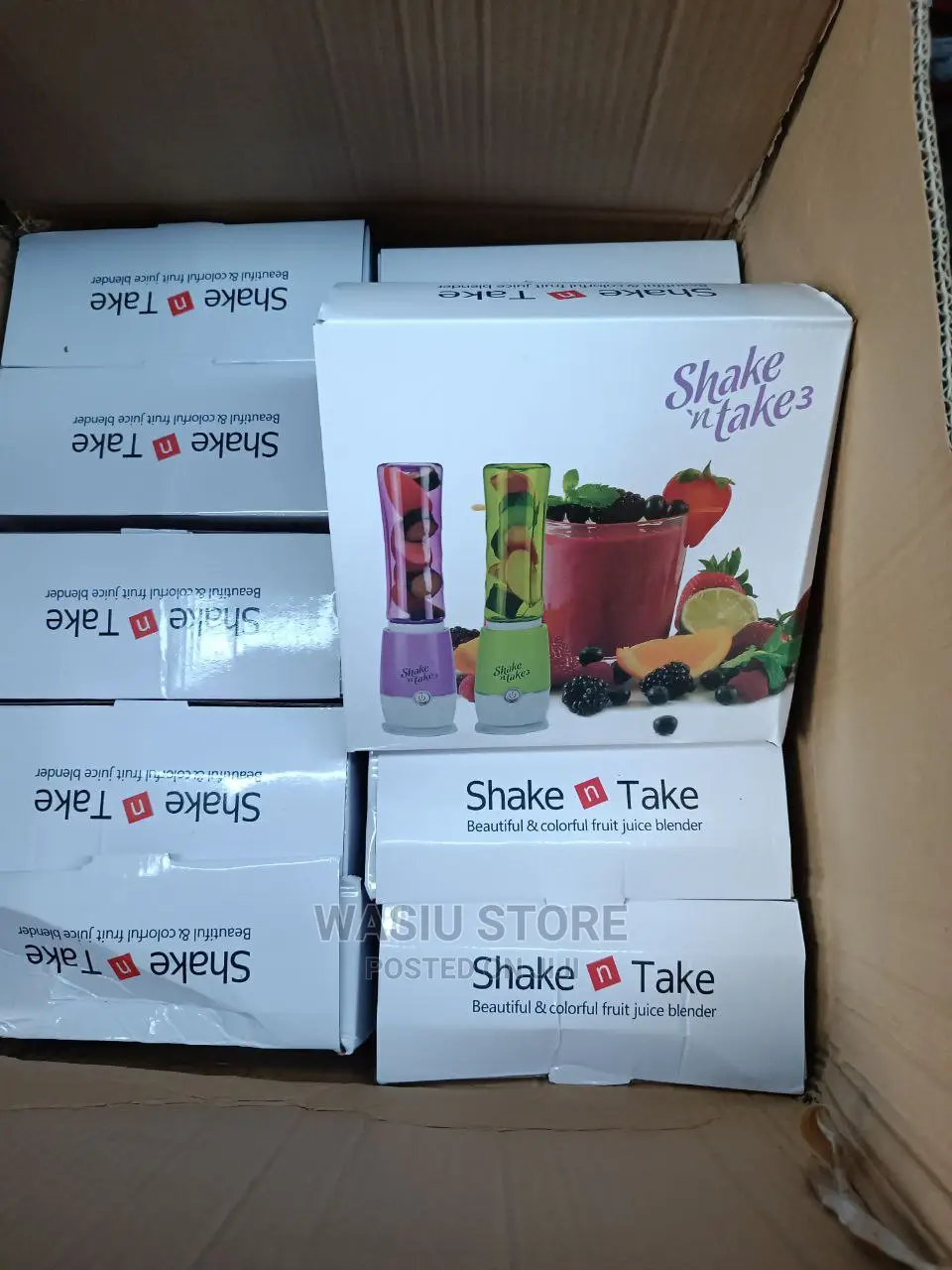 Shake N Take Smoothie And Juice Maker - Double Bottles