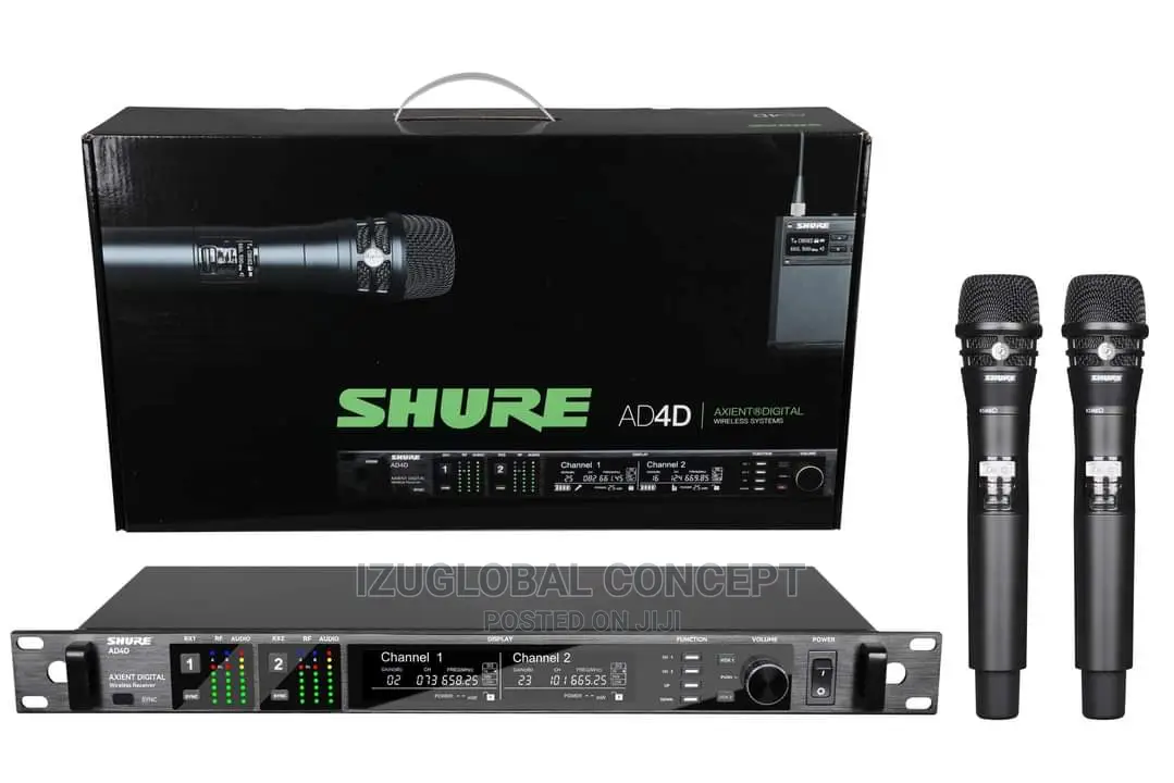 High Quality Shure AD4D Digital Wireless Microphone System