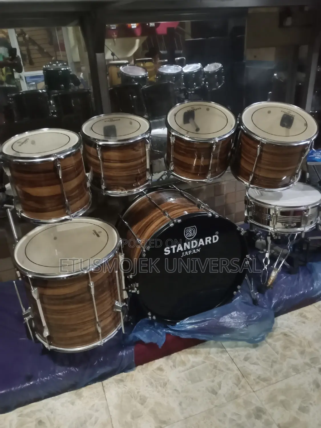 High Quality STANDARD JAPAN 7set Professional Drum