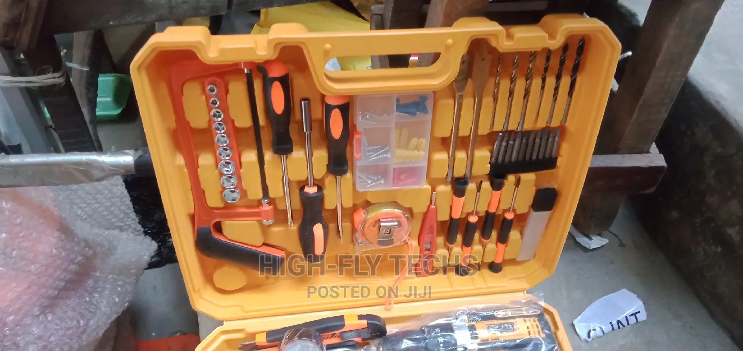 Dewalt Electrical Tools Box With Cordless 36v Battery Drill