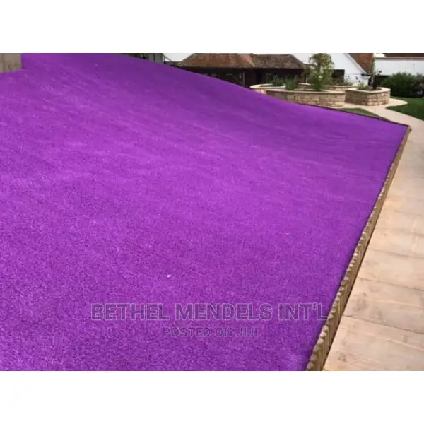 Bulk Sales of Artificial Purple Grass in Ikeja Lagos
