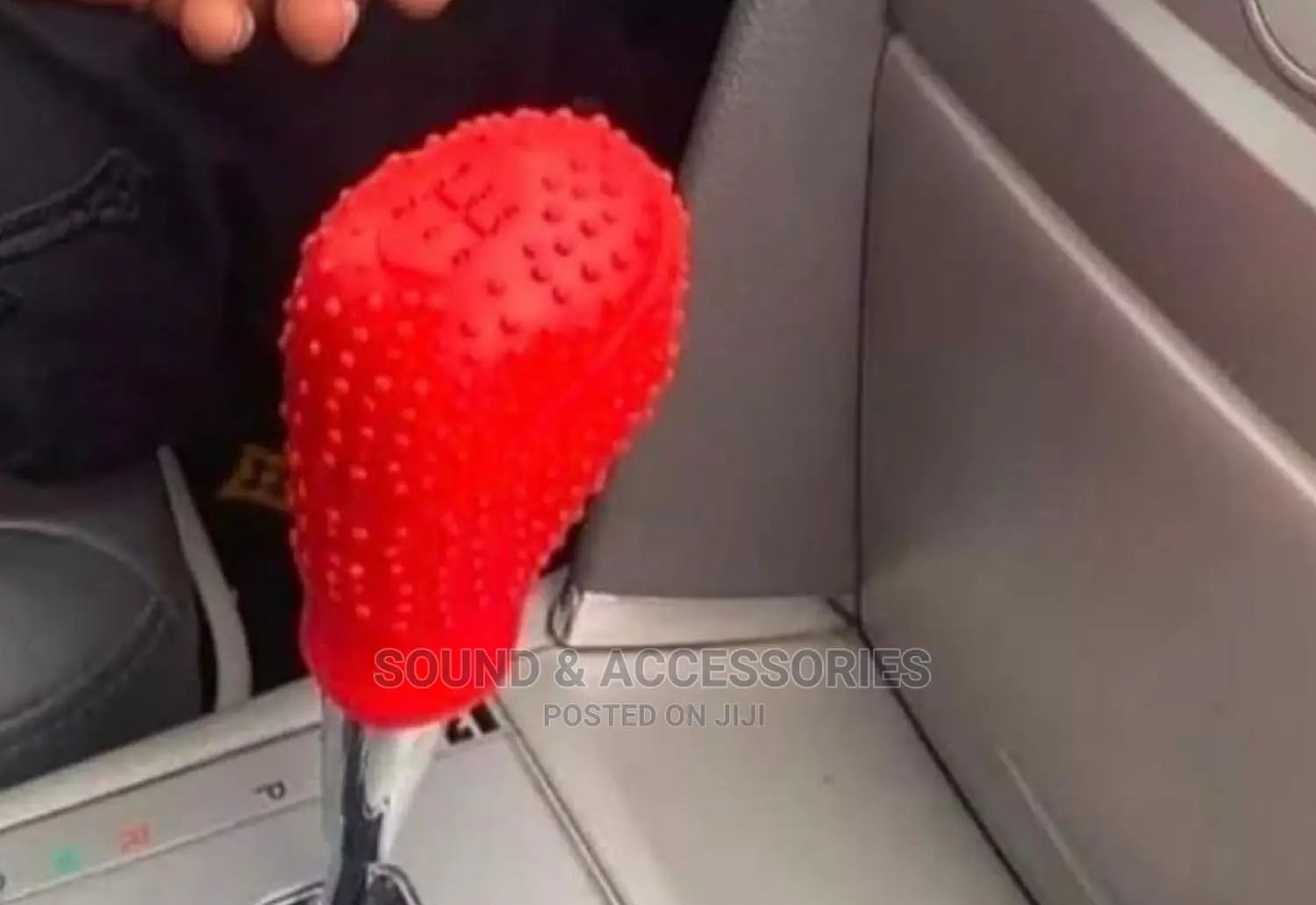 Red Silicone Gear Knob Cover