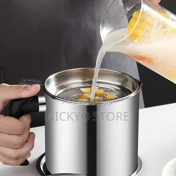 1.4liter Oil Strainer Pot Grease Can