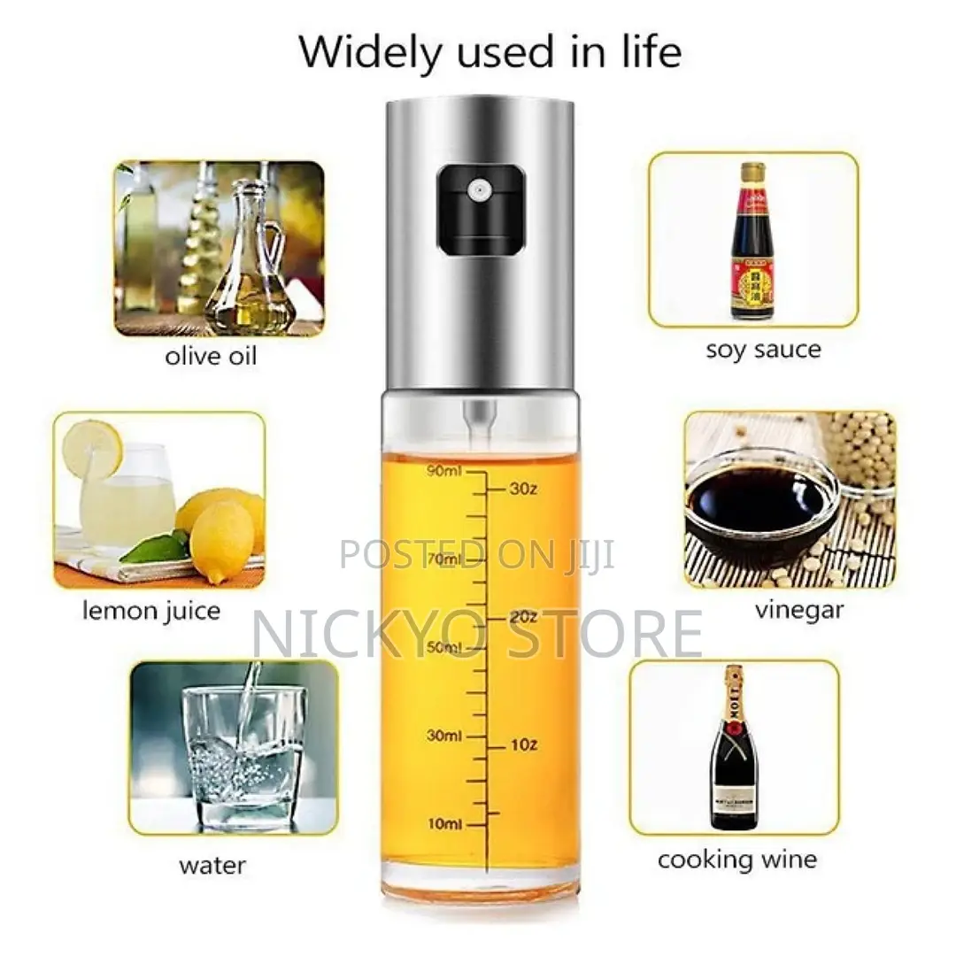 Glass Oil Spray Diffuser With Scale Dispenser Bottle