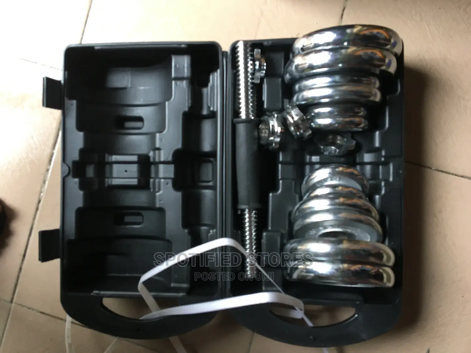 Adjustable 20kg Chrome Dumbbell
