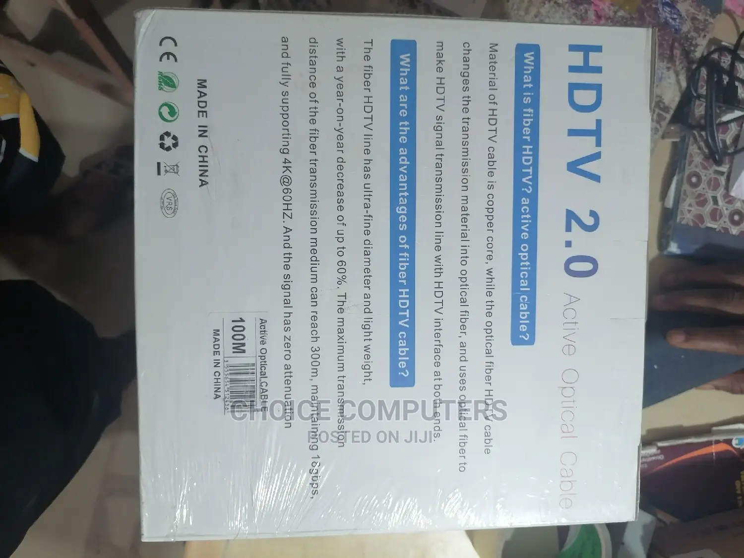100meters Hdim Optical Fibre Cable