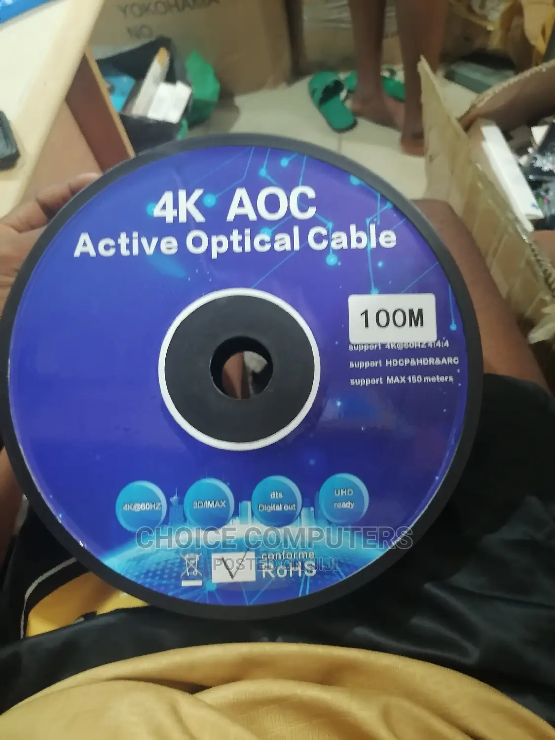 100meters Hdim Optical Fibre Cable