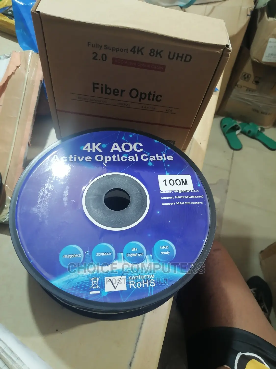 100meters Hdim Optical Fibre Cable