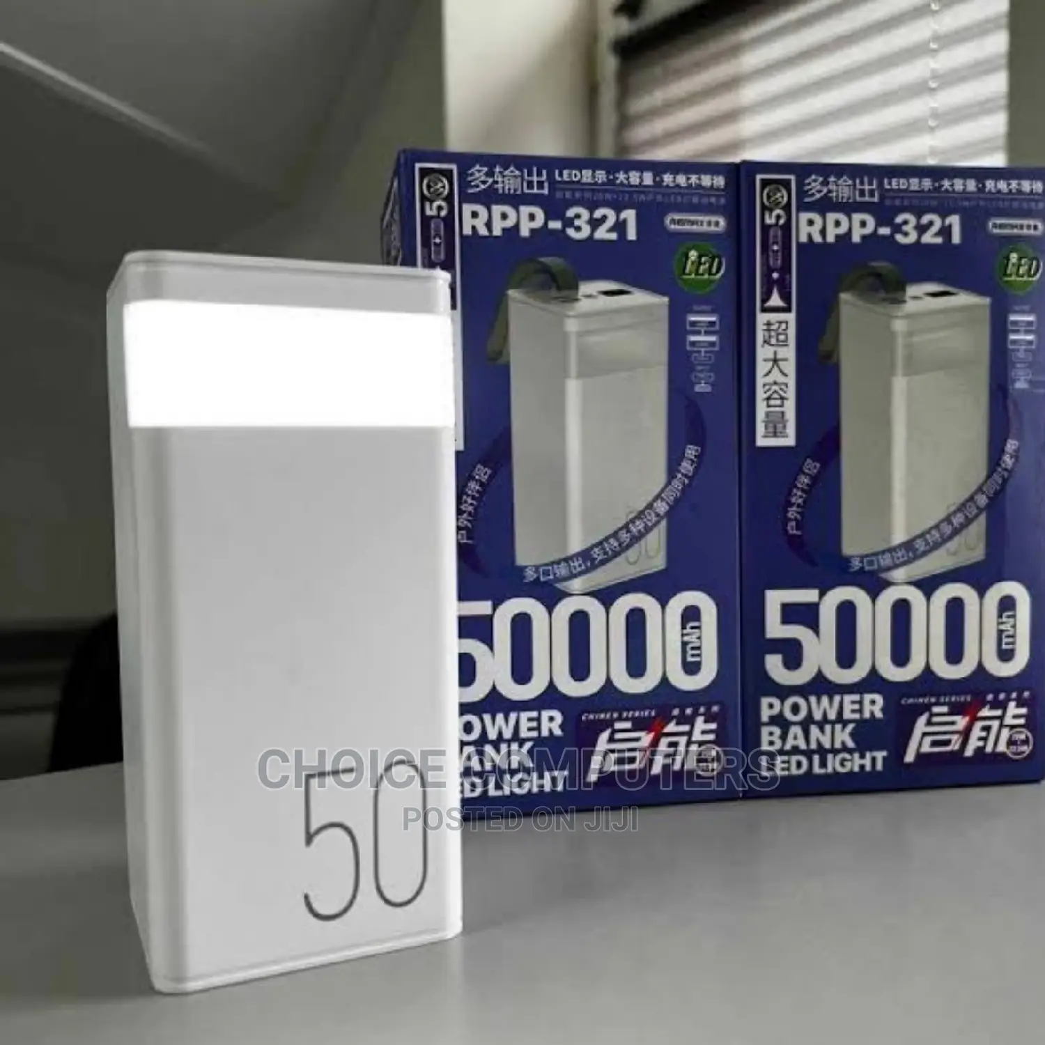 50,000mah Power Bank With Led Light Indicator