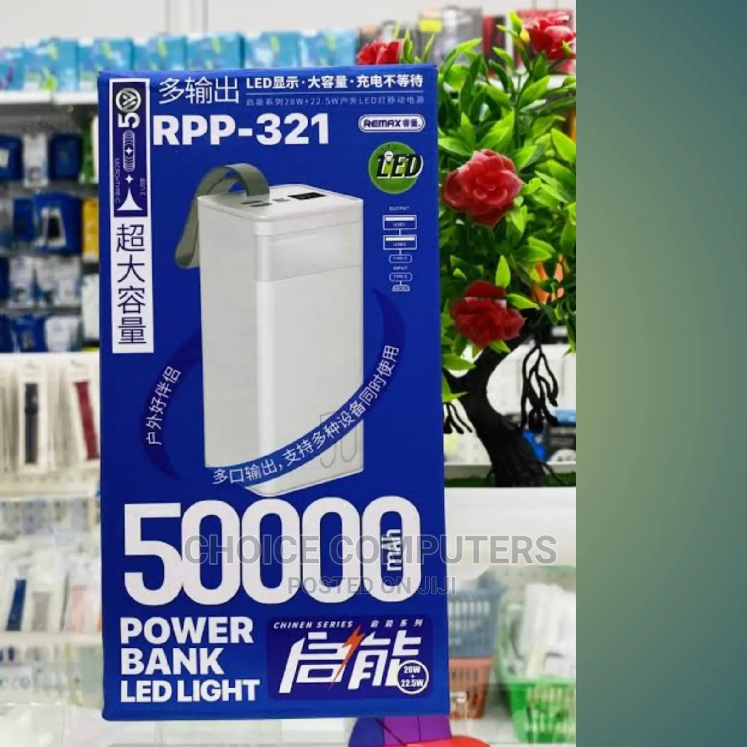 50,000mah Power Bank With Led Light Indicator
