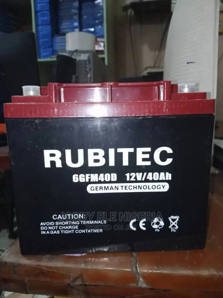Rubitec Solar 12V 40ah Battery