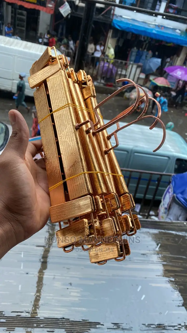 Rose Gold Luxury Clip Hangers