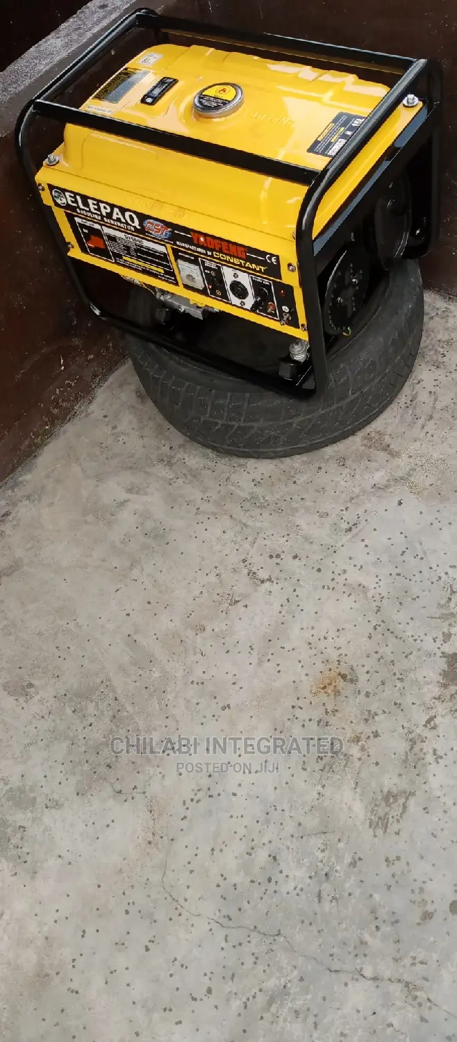 1 Month Old, Semi-New 3KVA ELEPAQ CONSTANT SV6800 Generator
