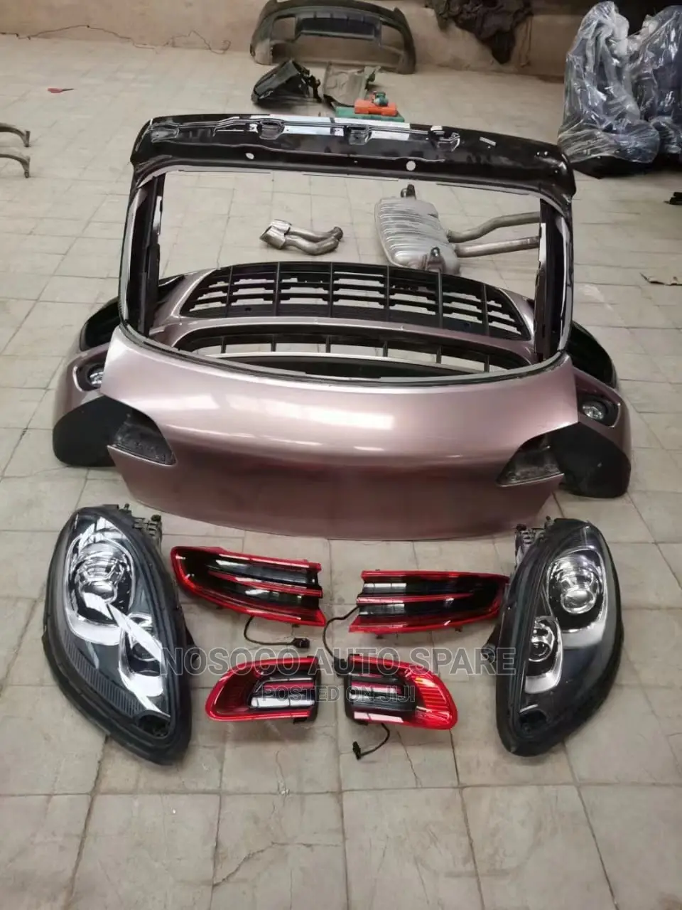 Set of Full Light and Rear Light Boots Porsche. Macan 2016