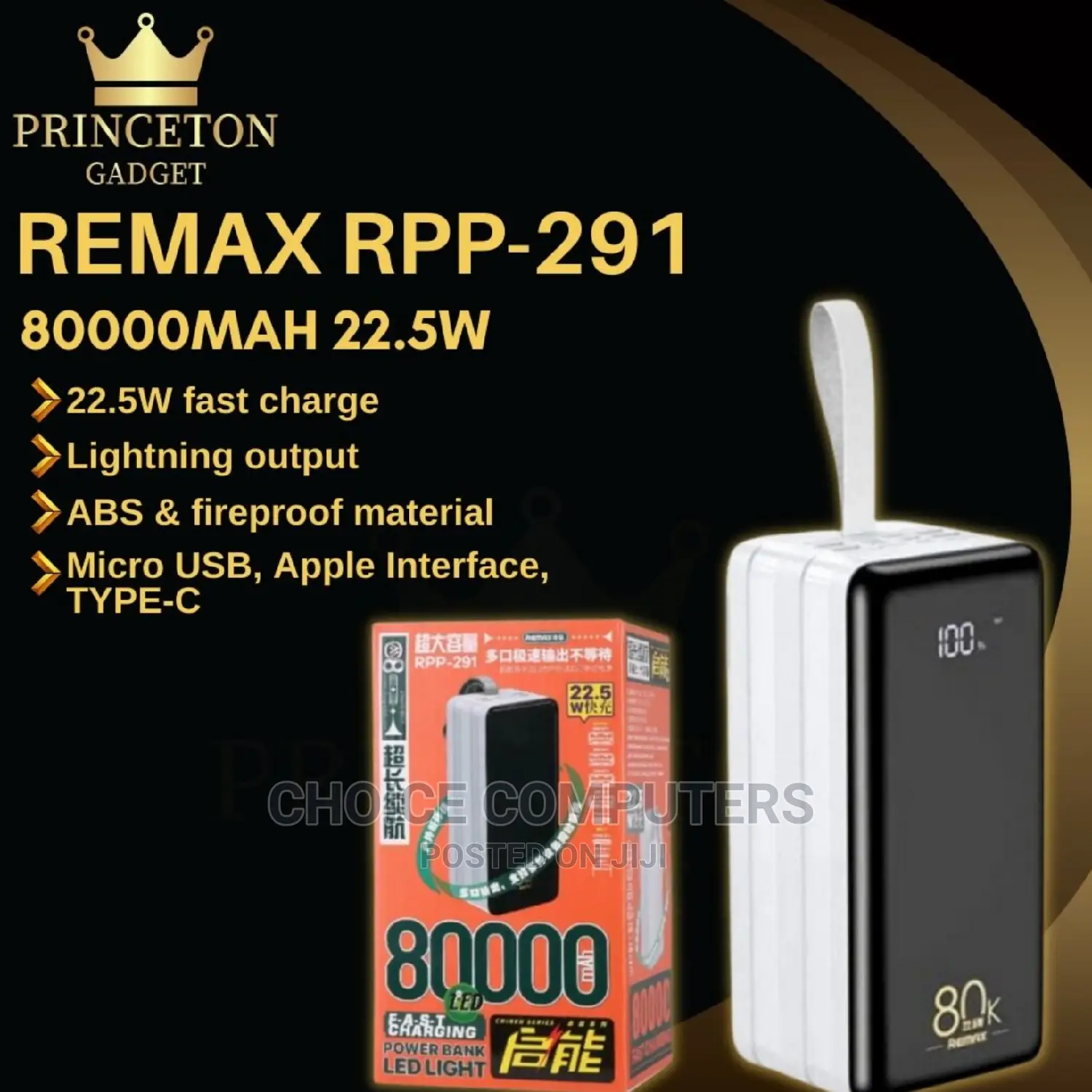 80,000mah Remax Power Bank