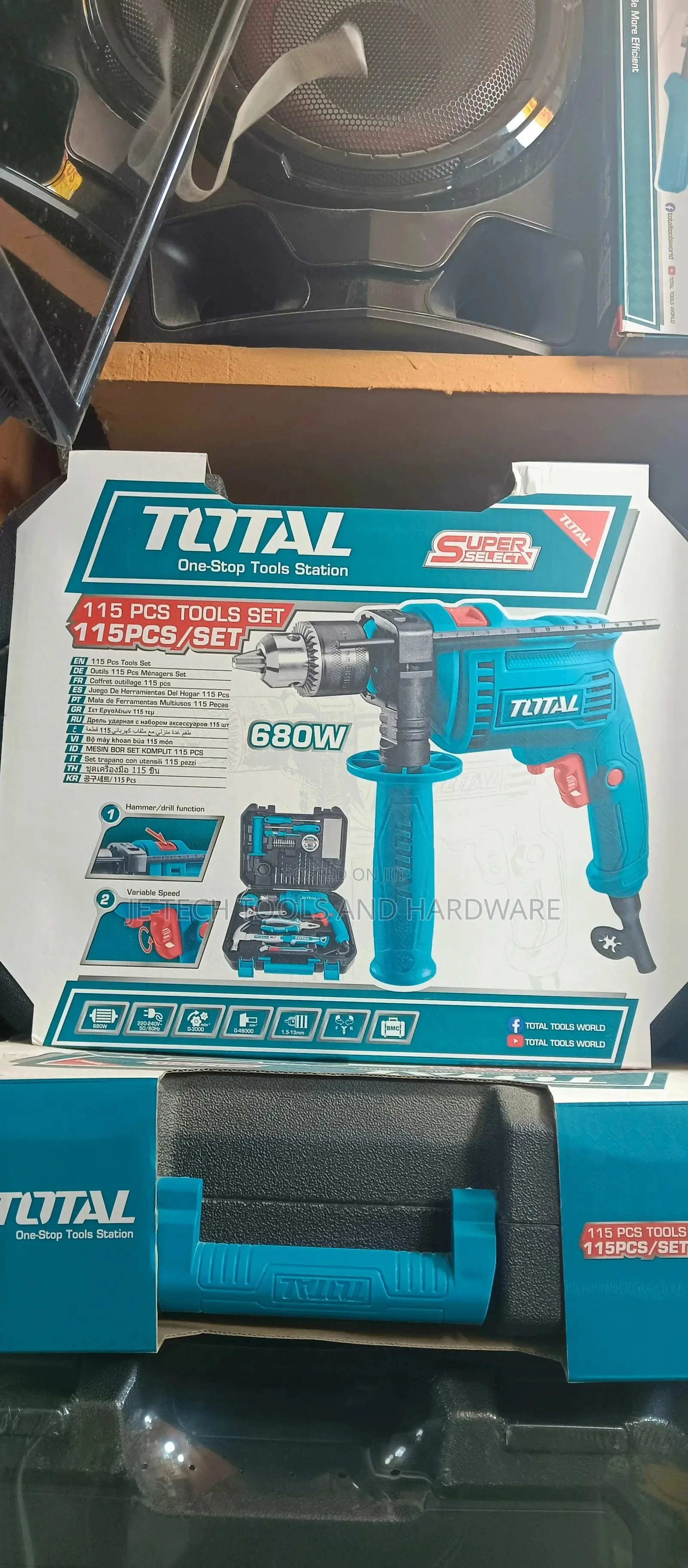 115 PCS TOTAL Tools Set