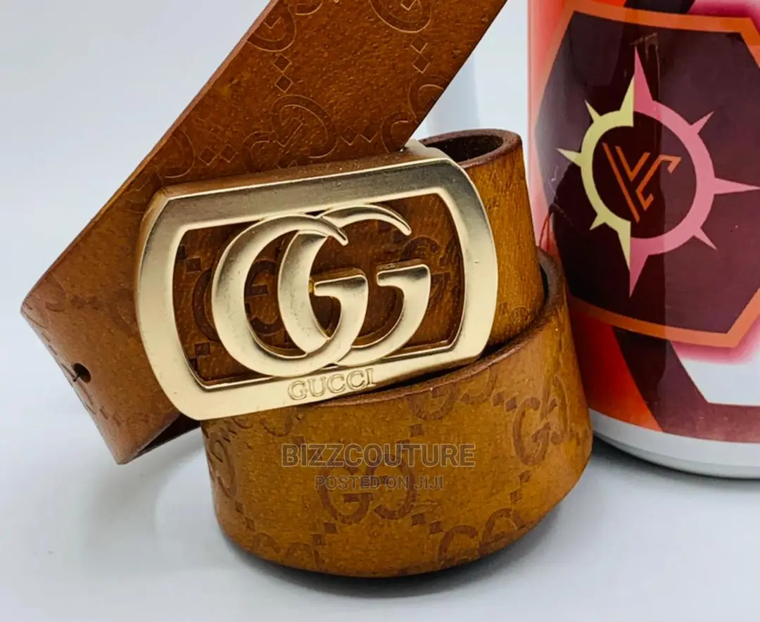 Original GUCCI Leather Strap Belts Available in Store