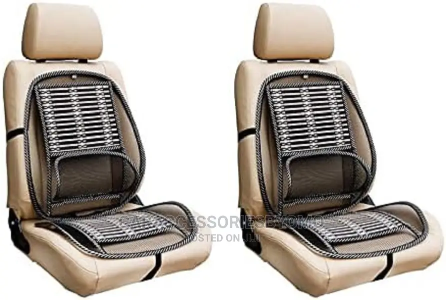 Double Car Mesh Lumbar Back Support - 1pc