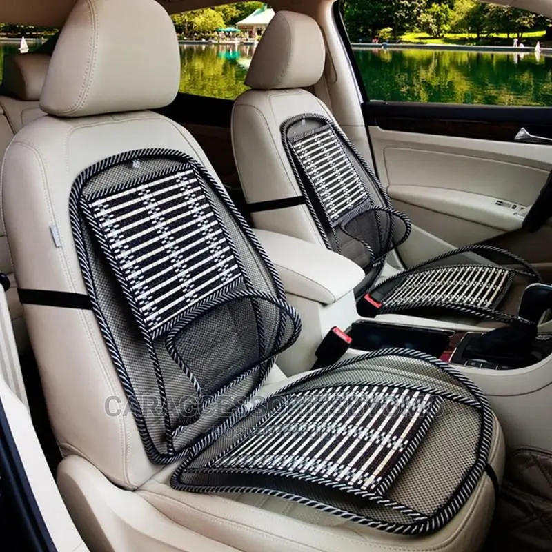 Double Car Mesh Lumbar Back Support - 1pc