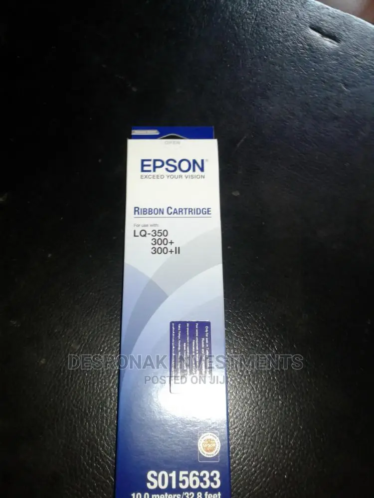 Epson Lq - 350 Black Fabric Ribbon Cartridge.