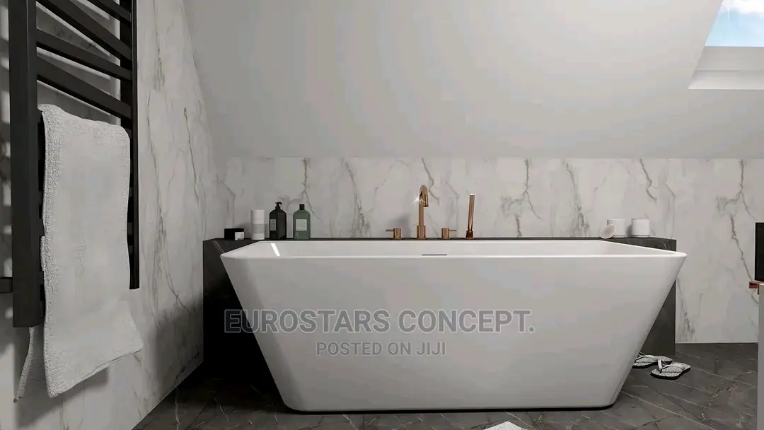 Square Luxury Acrylic Bathtub