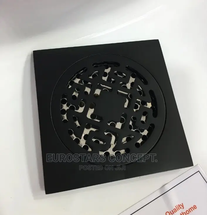 Matt Black Floor Drainage