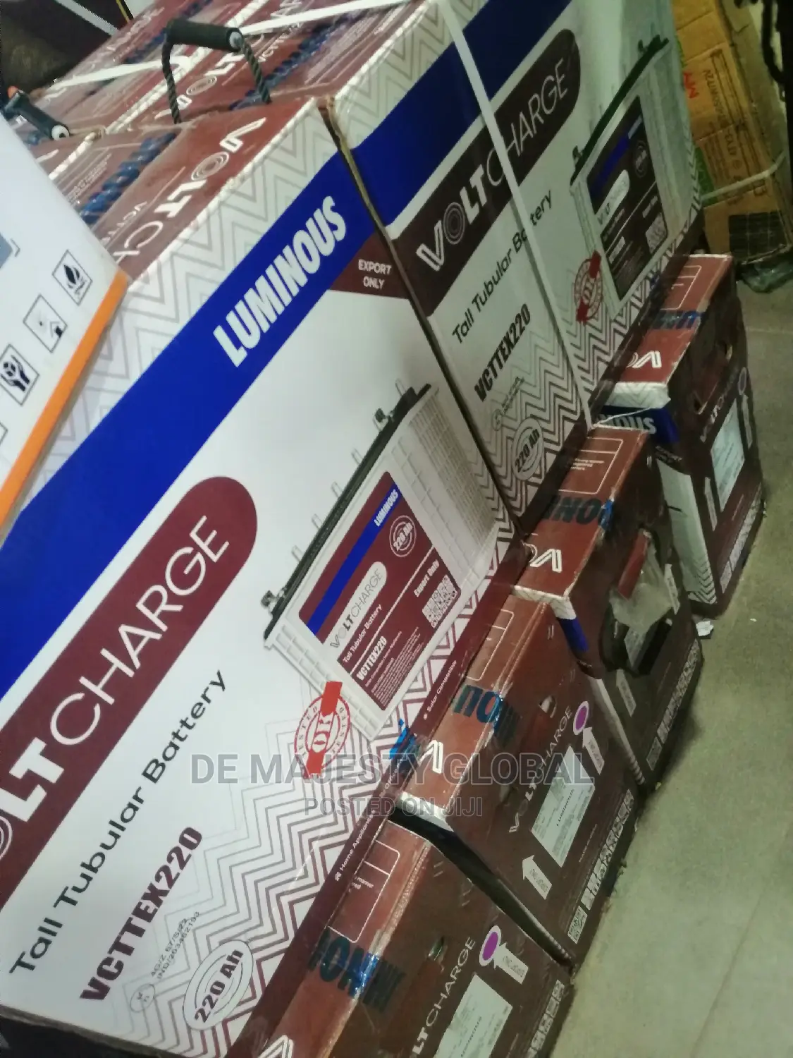 220ah Luminous Voltcharge Tubular Battery