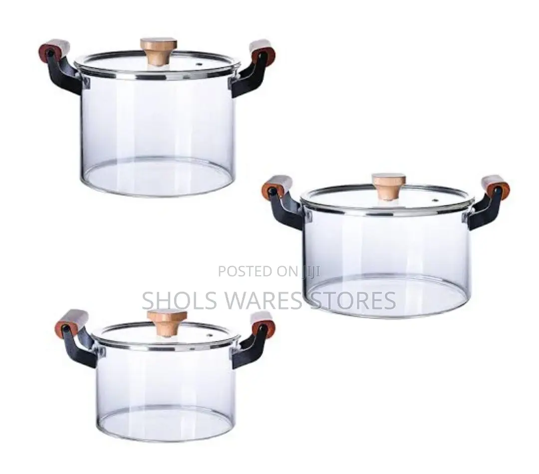 Glass Cooking Pot