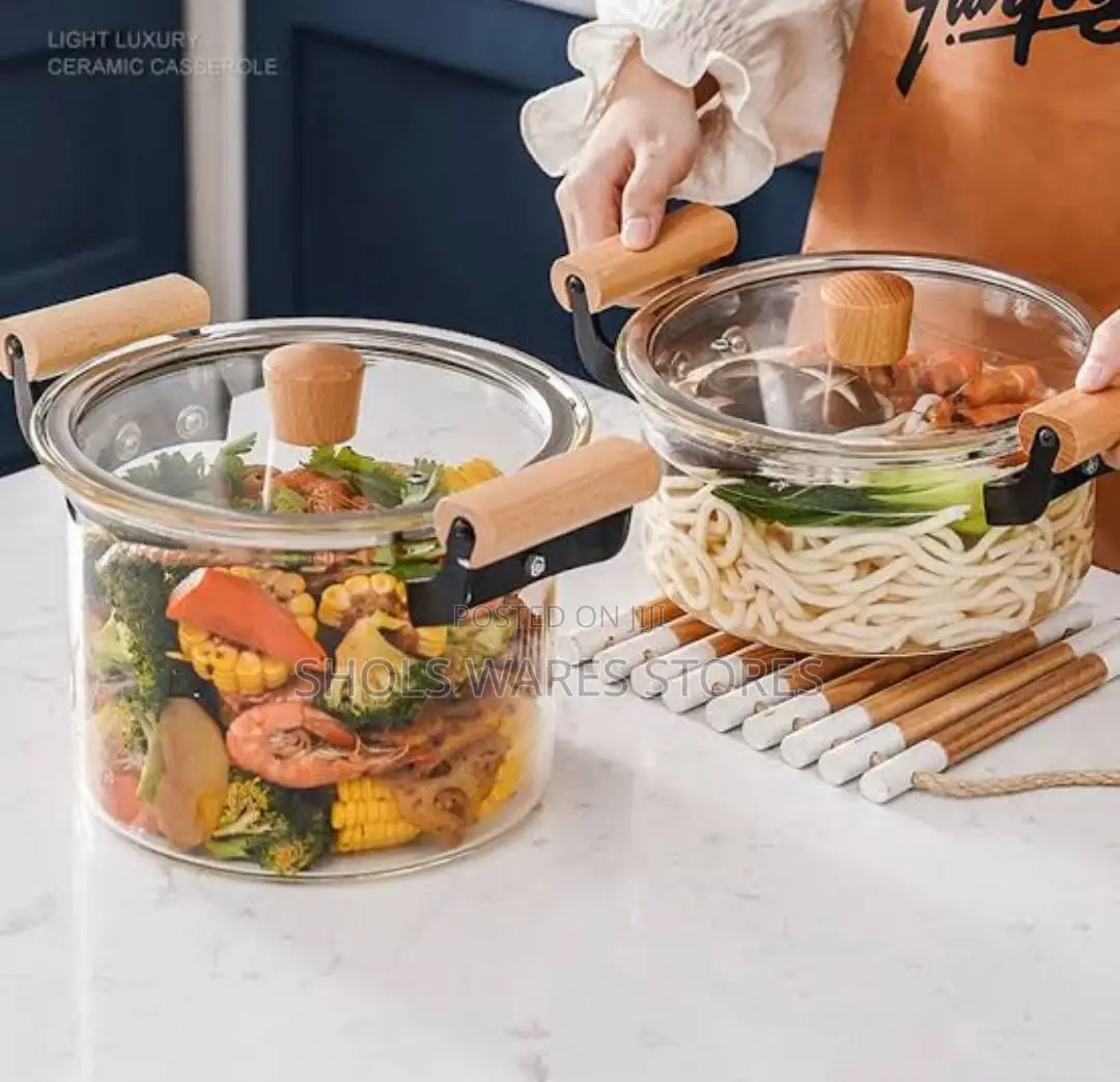 Glass Cooking Pot