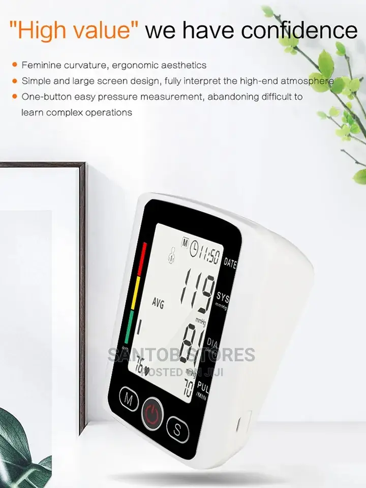 Blood Pressure Monitor With Voice
