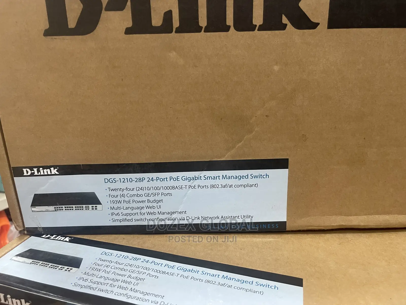 D-Link DGS-1210-28p Gigabits and Poe Managed Switch