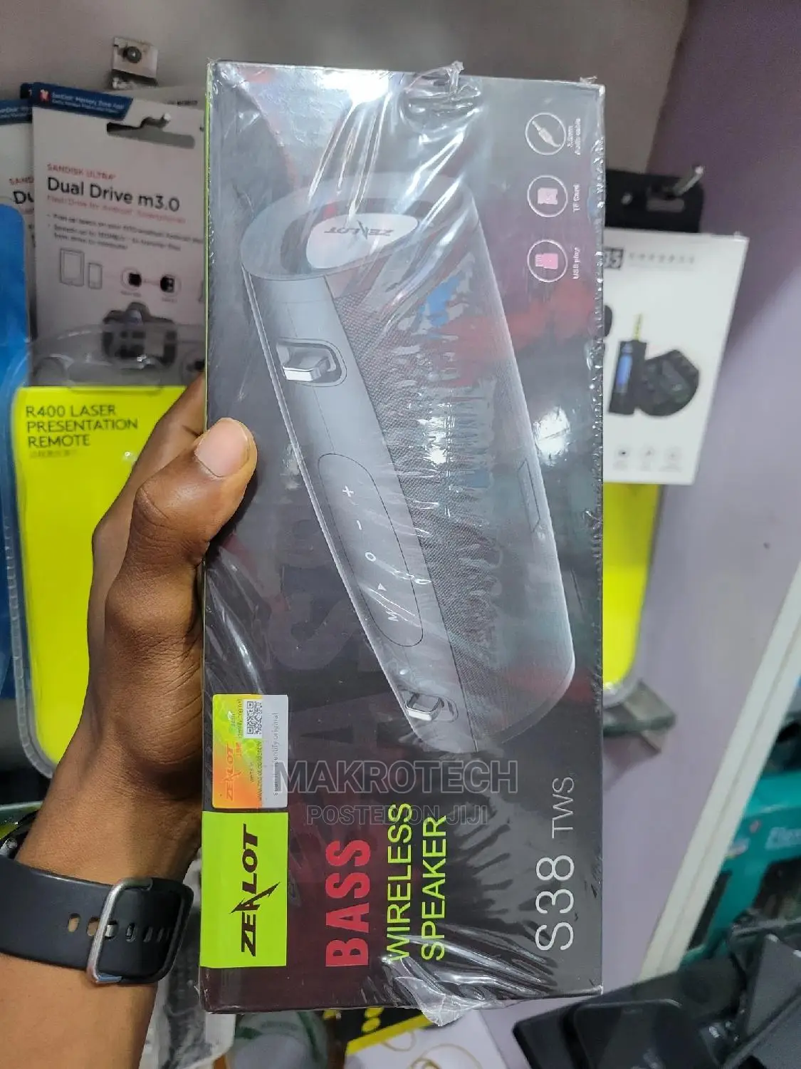 Zealot S38 Bluetooth Speaker - Black