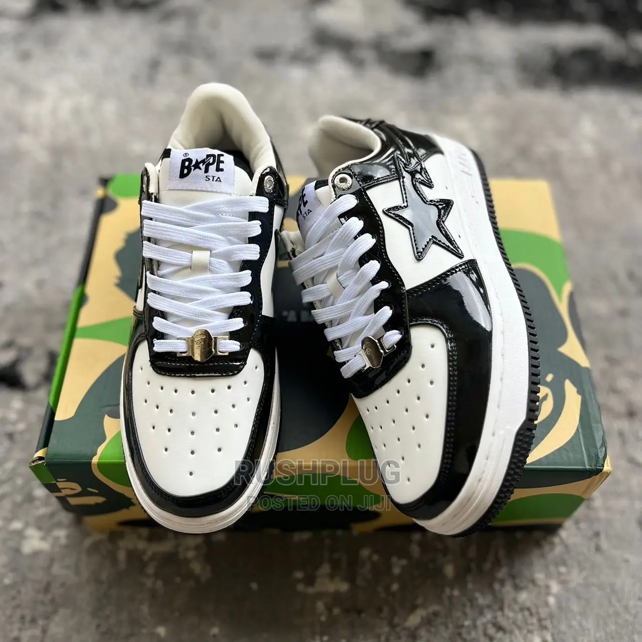 A Bathing Ape Bape Sta Low“ Black” Sneakers