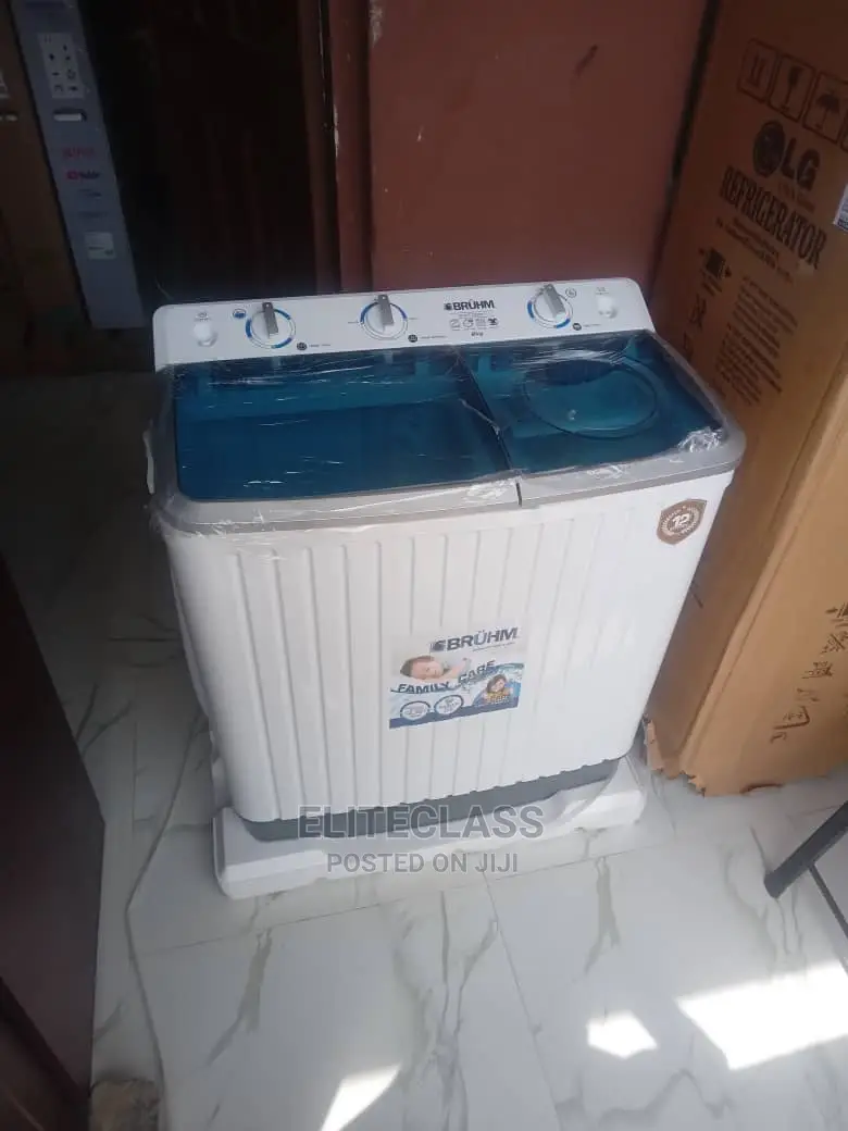 Bruhm 8kg Semi- Automatic Top Load Washing Machine