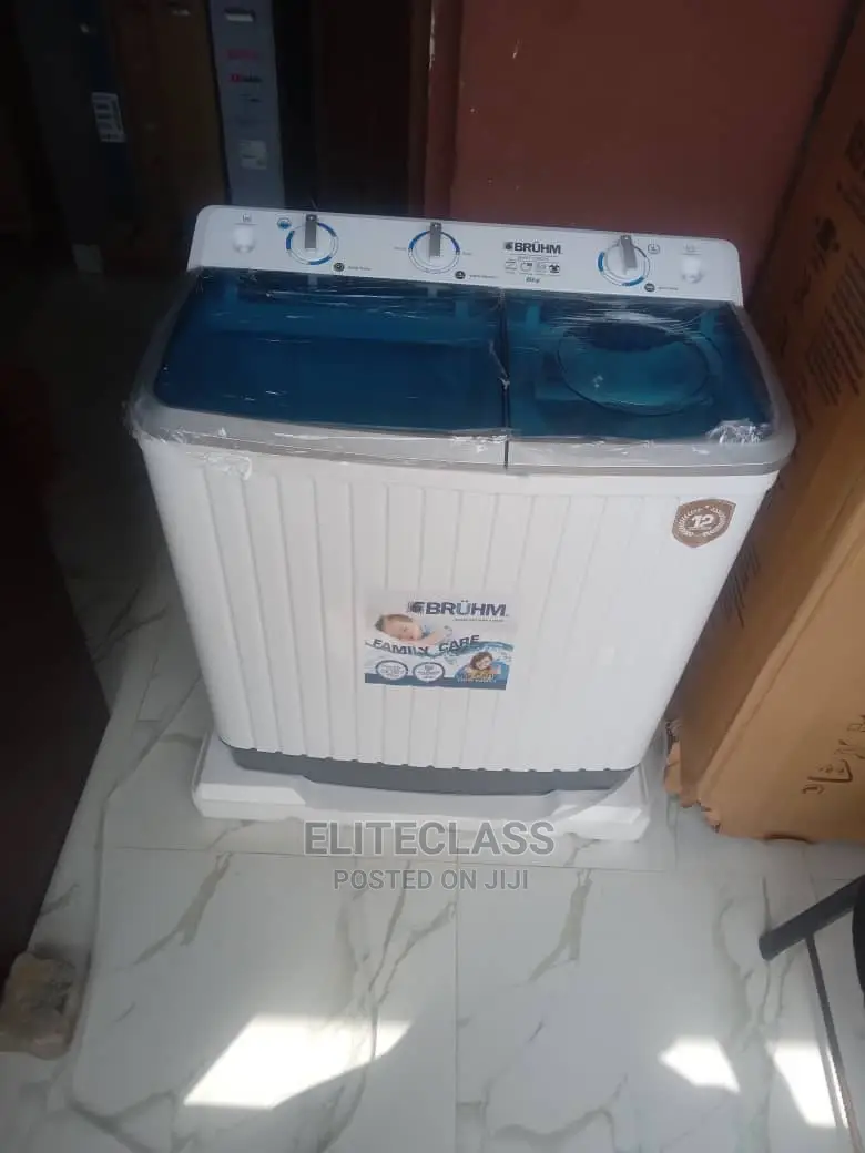 Bruhm 8kg Semi- Automatic Top Load Washing Machine