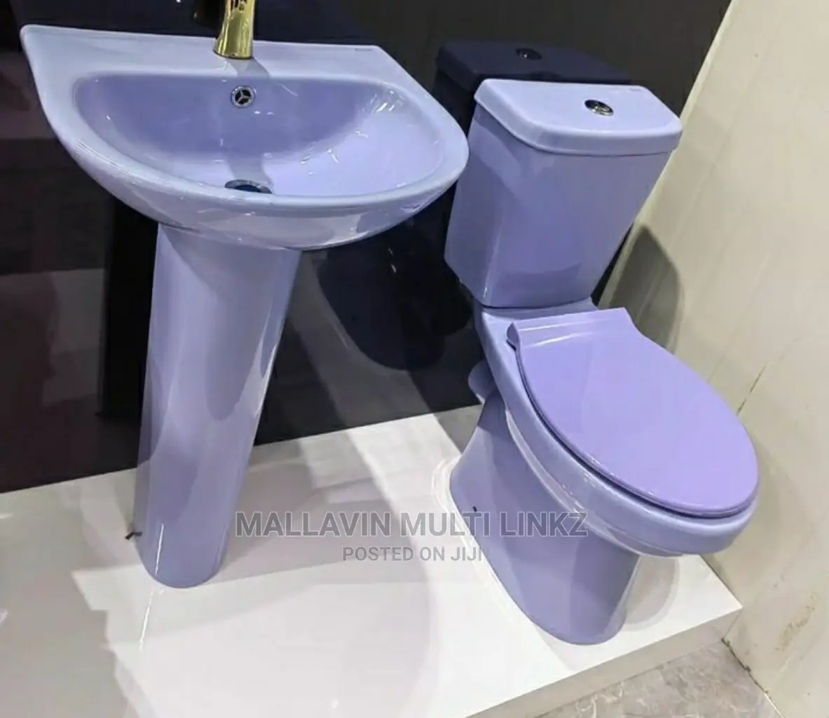 Blue Toilet Seat (Wc Set)