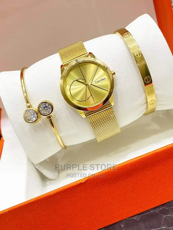 Calvin Klein Female Watch and Bracelets Set