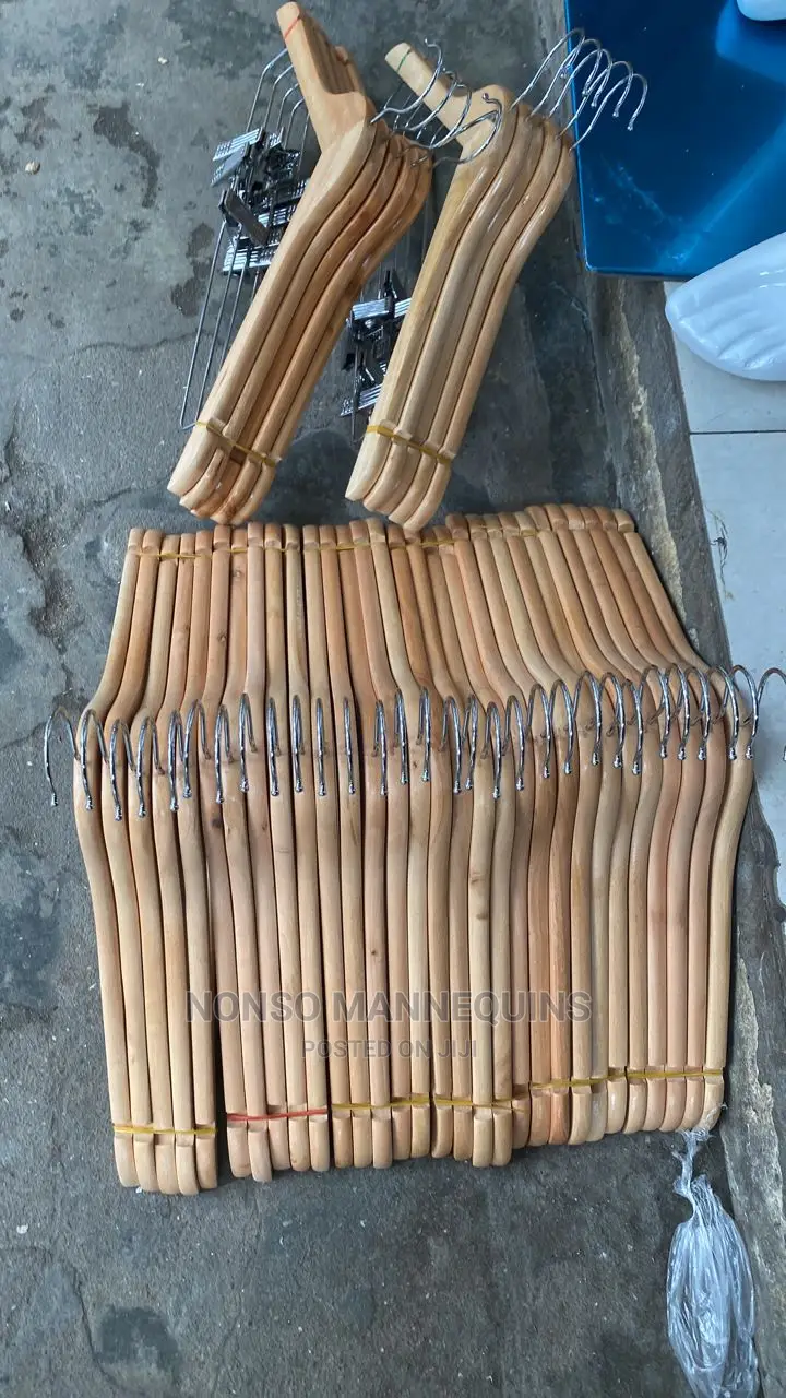 Wooden Hangers for Clothes Displays