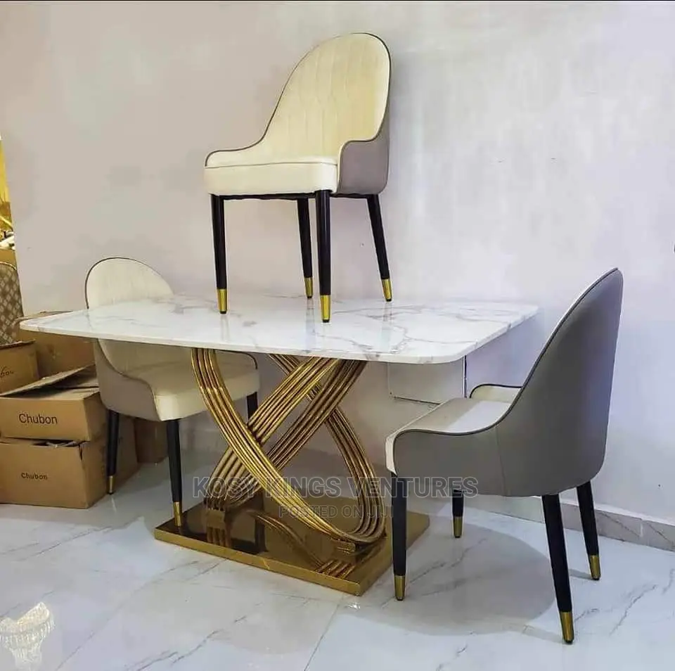 Luxurious High Quality Marble Dinning Set