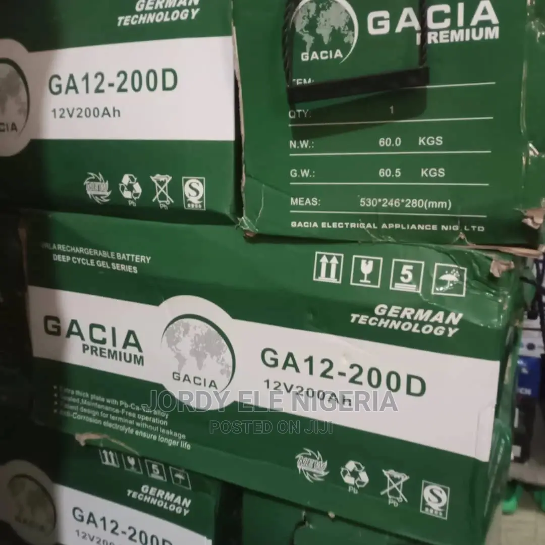 Gacia Battery 12v 200ah
